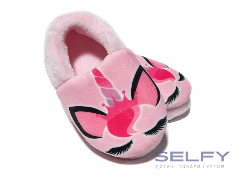 Тапочки Memory Waldi Home 24-33 рожеві, єдиноріг, Фото 4