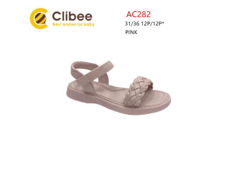 Босоніжки дитячі Clibee AC282 pink 34 розмір  по-розмірно