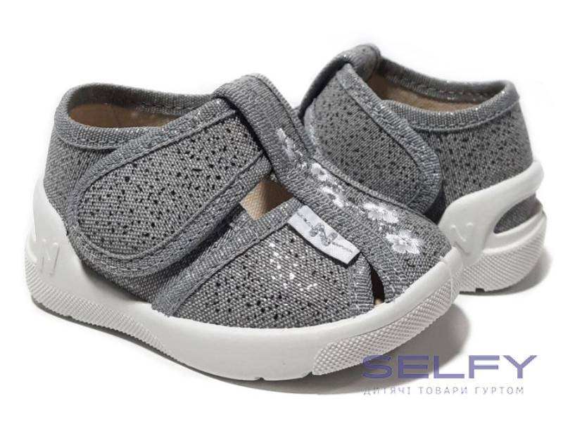 Merlin 18-25 серый, цветы по-размерно, Фото 1