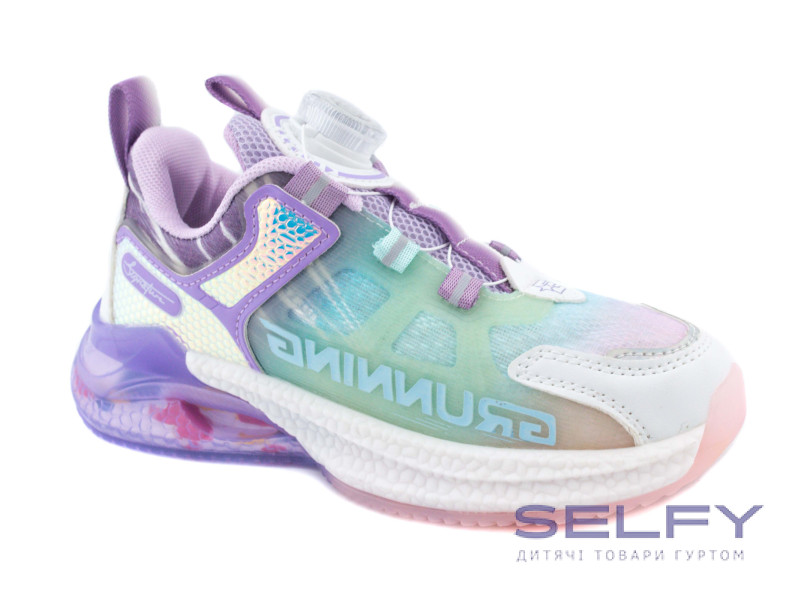 Кроссовки детские Clibee LC932 white-purple 32-37, Фото 1