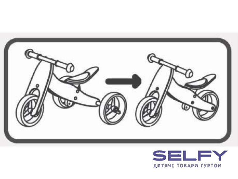 Біговел Free2Move 2в1, pink, Фото 4