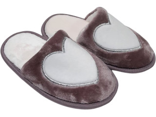 Тапочки Memory Waldi Home 28-37 рожеві, біле серце