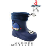 Гумові чоботи дитячі Apawwa J382 navy 23-28