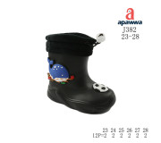 Гумові чоботи дитячі Apawwa J382 black 23-28