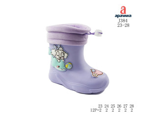 Гумові чоботи дитячі Apawwa J384 purple 23-28
