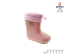 Гумові чоботи дитячі Apawwa J388 pink 25-30