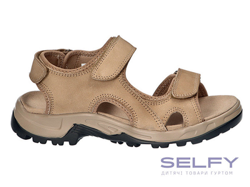 Босоножки кожаные American Club CY 113/24 бежевый 37-41, Фото 1