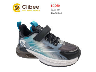 Кросівки дитячі Clibee LC960 black-blue 32-37
