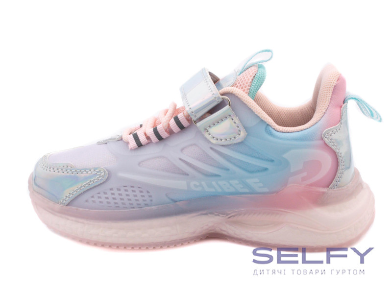 Кроссовки детские Clibee LC960 silver-pink 32-37, Фото 3