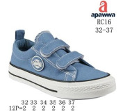Кеди дитячі Apawwa RC16 blue 32-37
