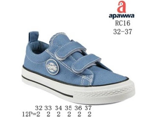 Кеды детские Apawwa RC16P blue 32-37