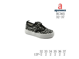 Кеди дитячі Apawwa RC365 black 32-37