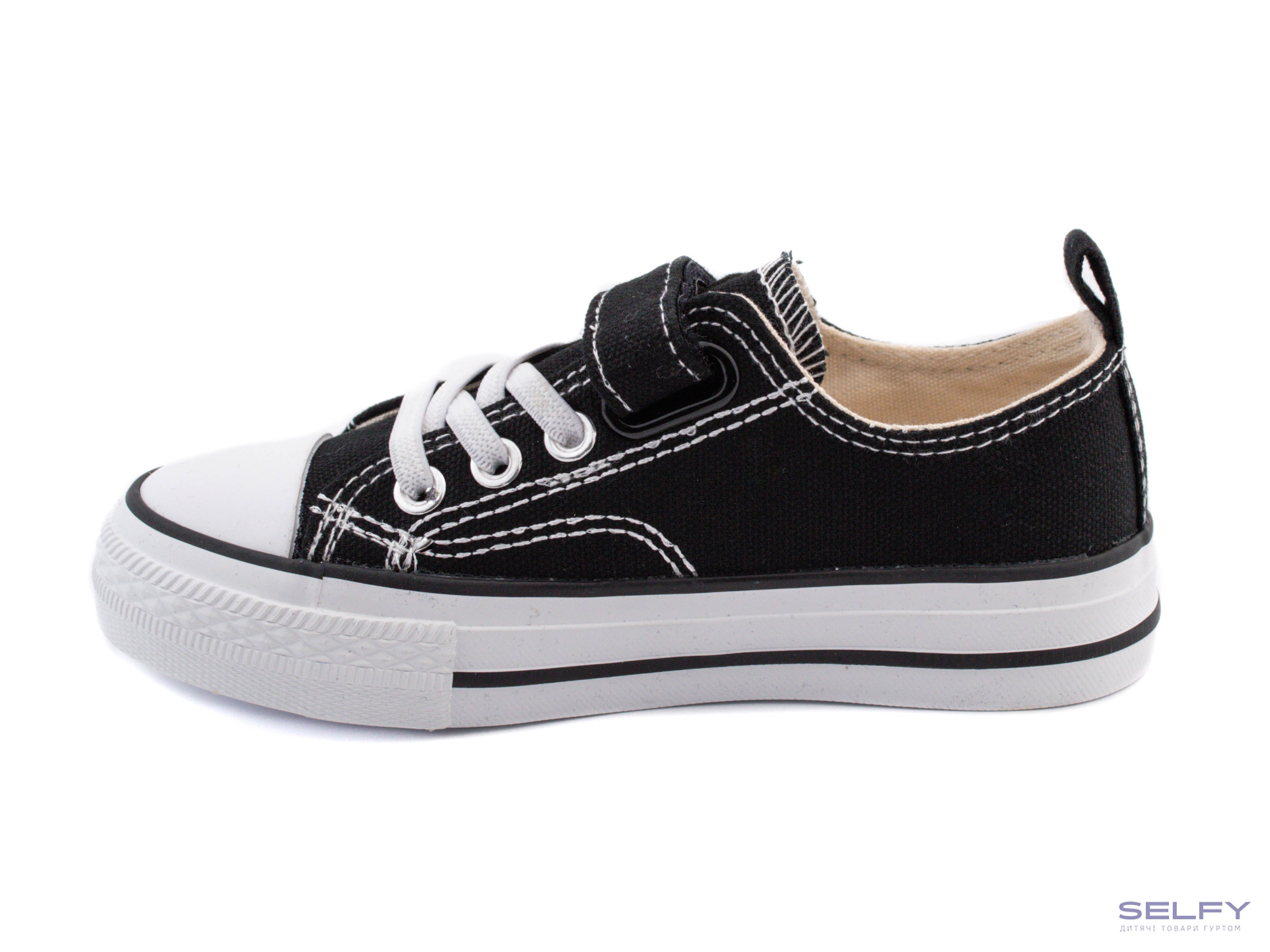 Кеди дитячі Apawwa RC05 black 25-30, Фото 3