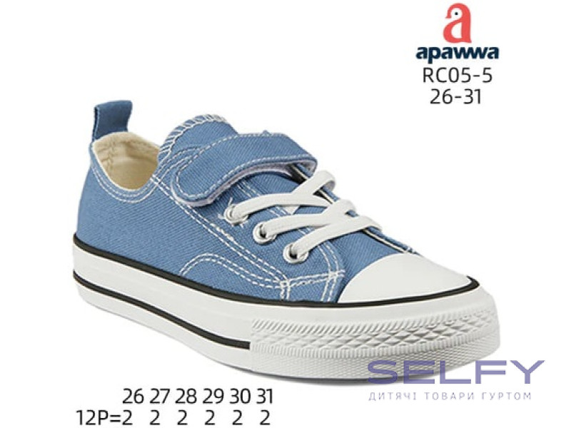 Кеды детские Apawwa RC05 blue 26-31, Фото 1