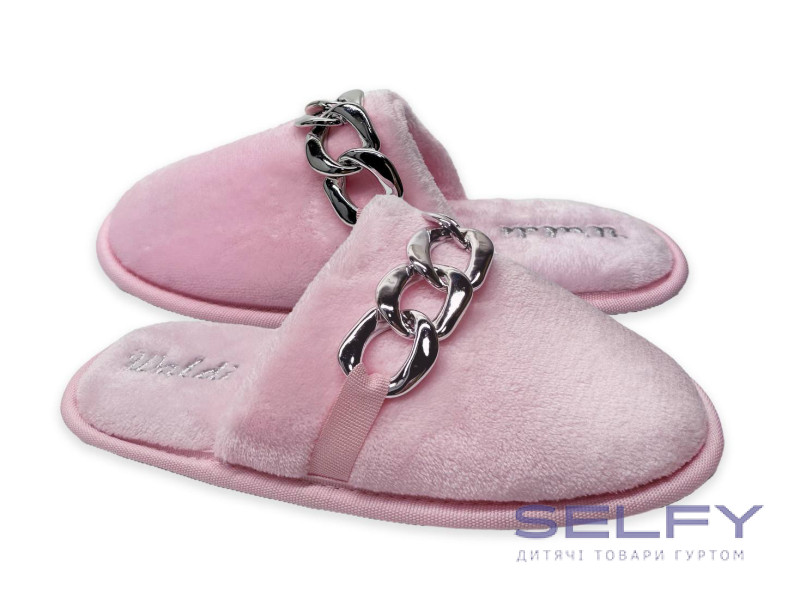 Тапочки Memory Waldi Home 28-37 розовые цепочки, Фото 1