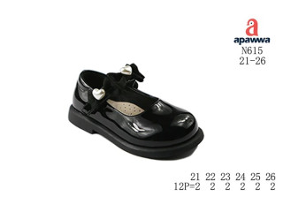Туфлі дитячі Apawwa N615 black 21-26