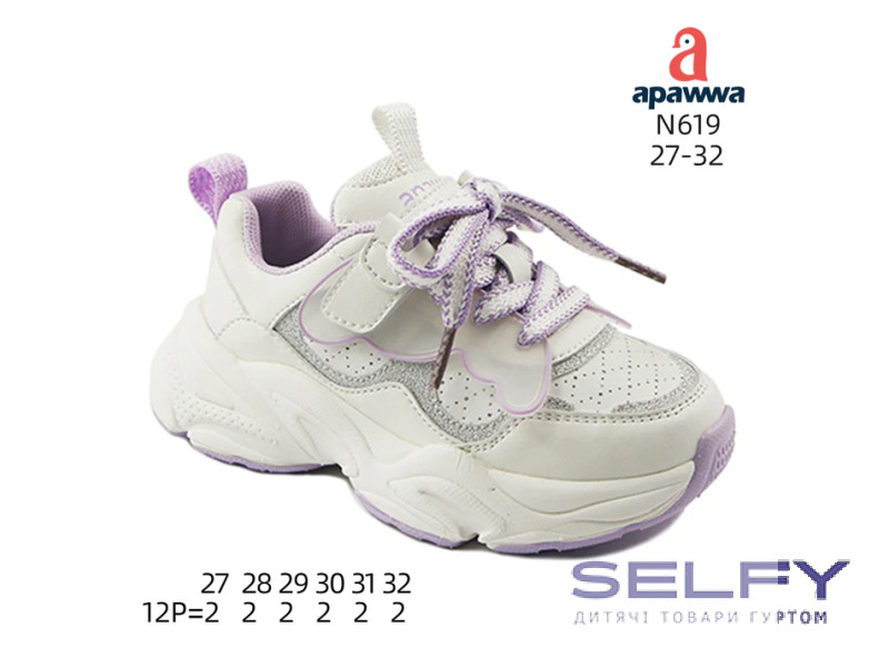 Кросівки дитячі  Apawwa N619 purple 27-32, Фото 1