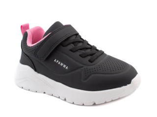 Кросівки дитячі  Apawwa T859 black-pink 32-37