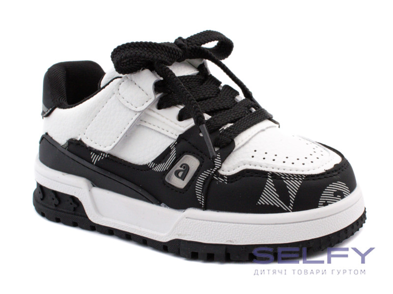 Кросівки дитячі  Apawwa T861 black-white 32-37, Фото 1