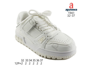 Кроссовки детские Apawwa T861 white-beige 32-37