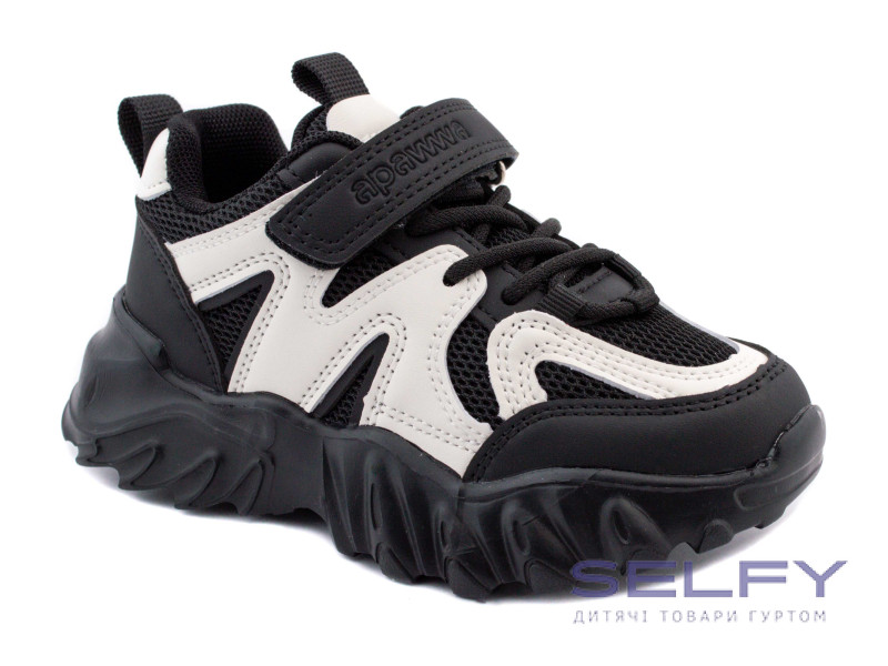 Кросівки дитячі  Apawwa G666 black 32-37, Фото 1