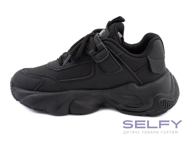 Кроссовки детские Apawwa G682 black 32-37, Фото 3