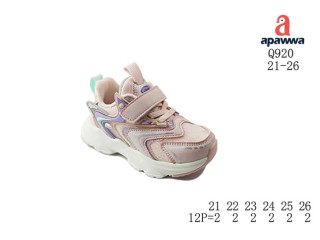 Кросівки дитячі  Apawwa Q920 pink 21-26