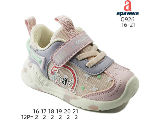 Кросівки дитячі Apawwa Q926 pink 16-21
