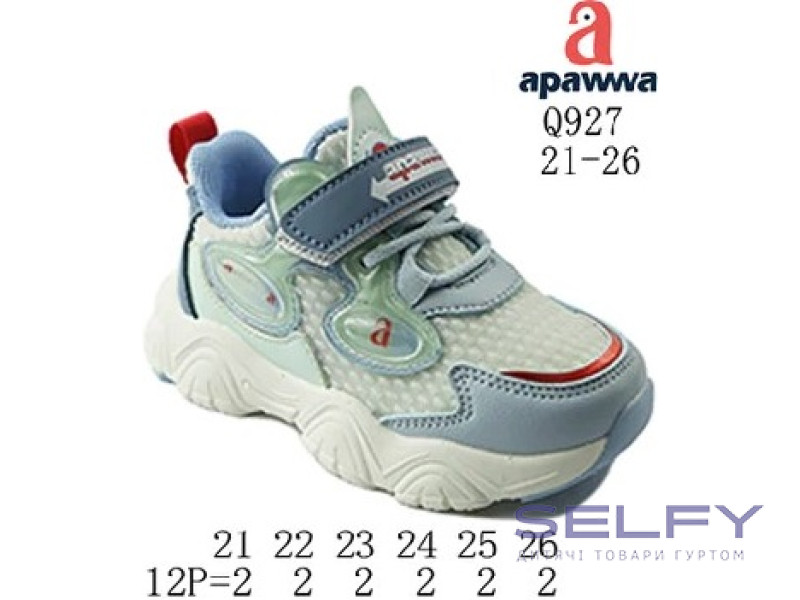 Кросівки дитячі Apawwa Q927 blue 21-26, Фото 1