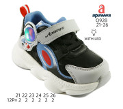 Кросівки дитячі Apawwa Q928 black 21-26