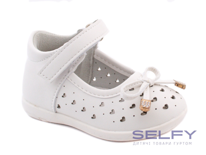 Туфлі дитячі Apawwa T377 white 19-24, Фото 1