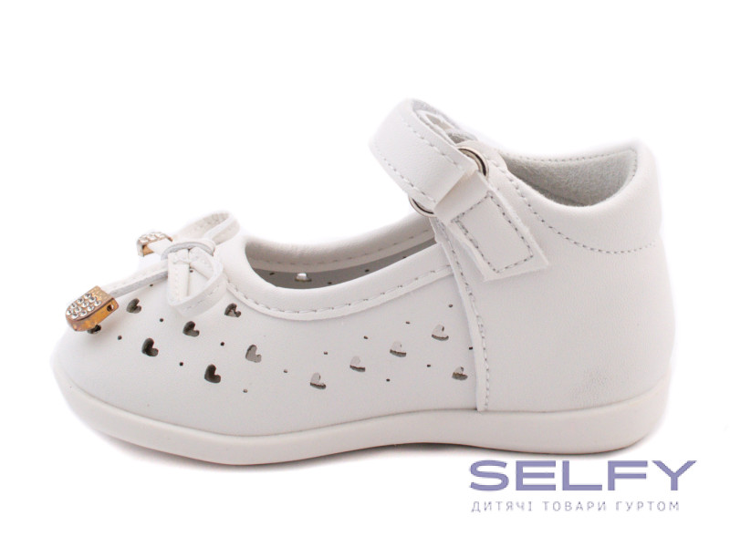 Туфли детские Apawwa T377 white 19-24, Фото 3