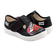 Гриша 24-30 черный, красная машина