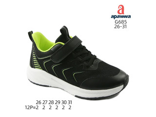Кросівки дитячі Apawwa G685 black-green 26-31