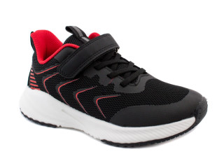 Кроссовки детские Apawwa G685 black-red 26-31