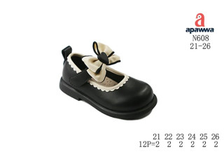 Туфлі дитячі Apawwa N608 black 21-26