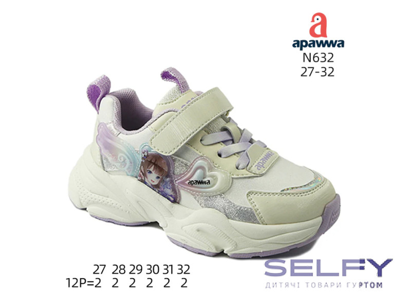Кросівки дитячі  Apawwa N632 purple 27-32, Фото 1