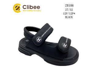 Босоніжки дитячі Clibee ZB106 black 27-32