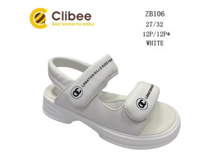 Босоніжки дитячі Clibee ZB106 white 27-32