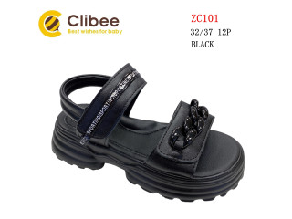 Босоніжки дитячі Clibee ZC101 black 32-37