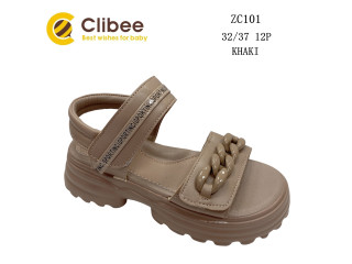 Босоніжки дитячі Clibee ZC101 khaki 32-37