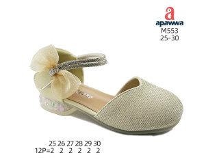Туфлі дитячі Apawwa M553 gold 25-30