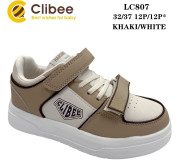 Кросівки дитячі Clibee LC807 khaki-white 32-37