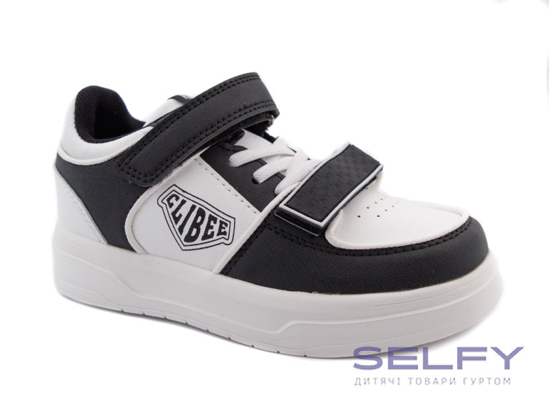 Кроссовки детские Clibee LC807 black-white 32-37, Фото 1