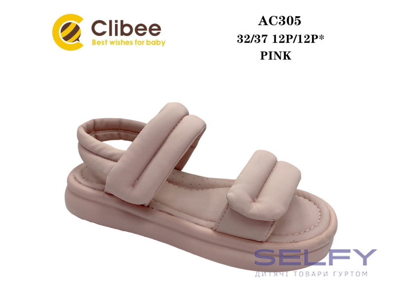 Босоніжки дитячі Clibee AC305 pink 32-37, Фото 1