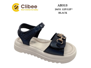 Босоніжки дитячі Clibee AB313 black 26-31