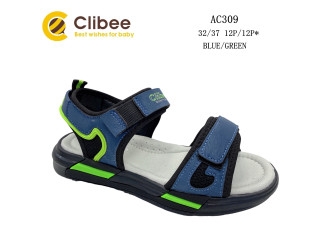 Босоніжки дитячі Clibee AC309 blue-green 32-37