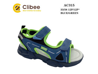 Босоніжки дитячі Clibee AC315 blue-green 33-38