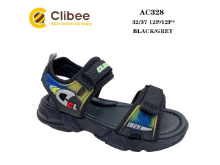 Босоніжки дитячі Clibee AC328 black-grey 32-37