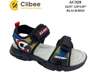 Босоніжки дитячі Clibee AC328 black-red 32-37